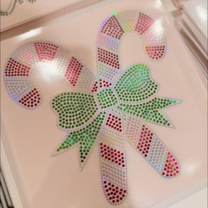 Candy Canes with Bow SPANGLE